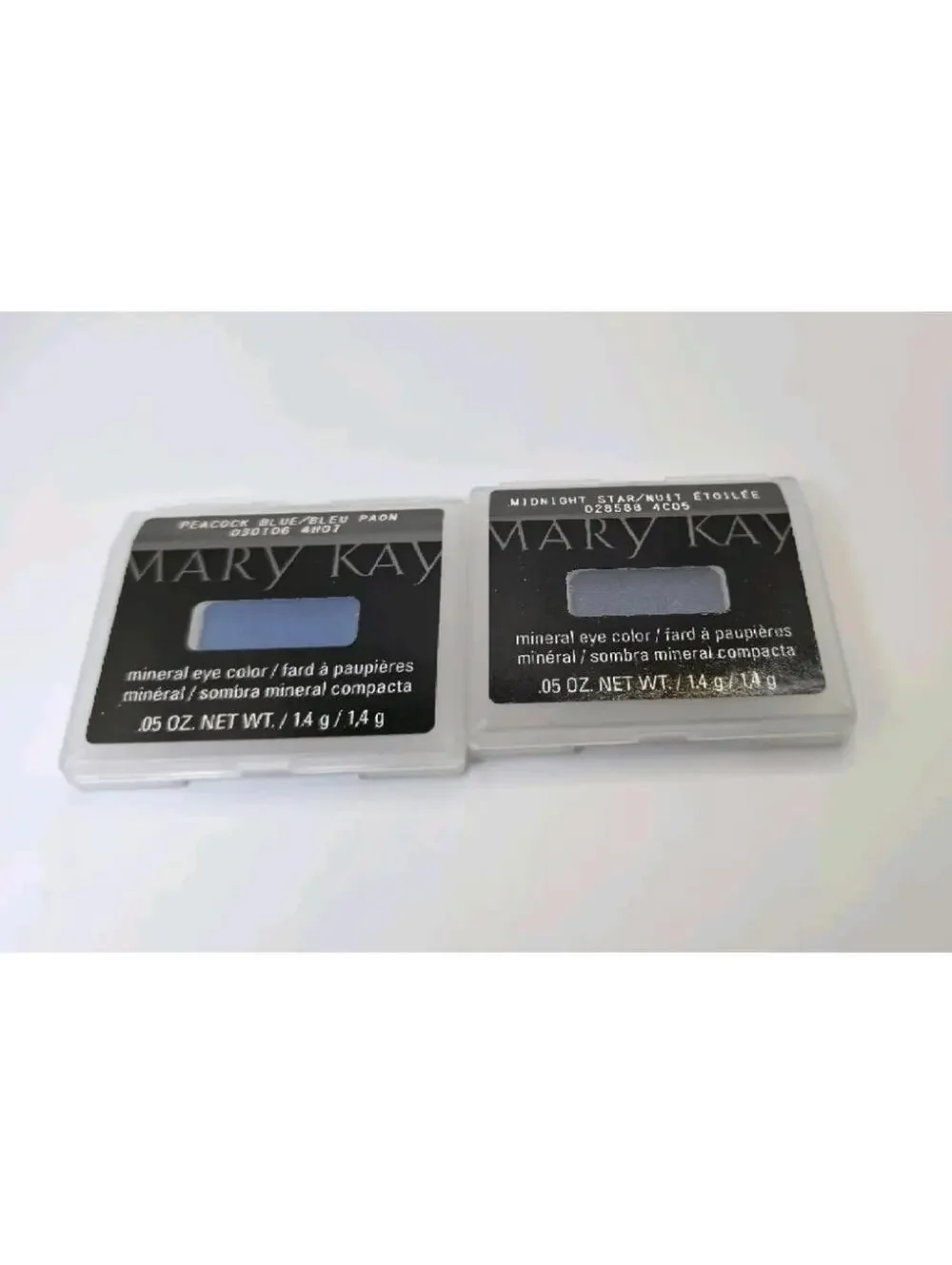 Mary Kay Lot Of 2 Mineral Eye Color Peacock Blue Midnight Star New Discontinued